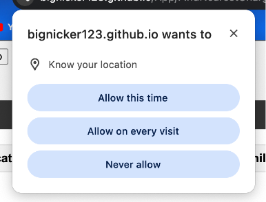 Allow Location Image